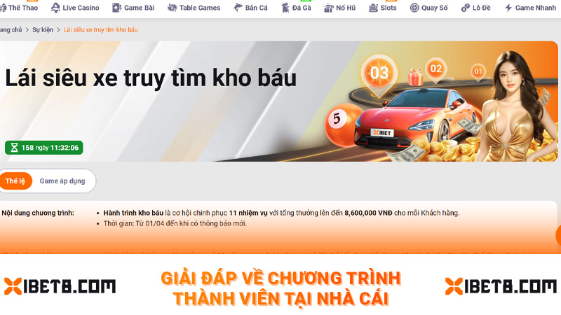 Giải đáp về chương trình thành viên tại nhà cái