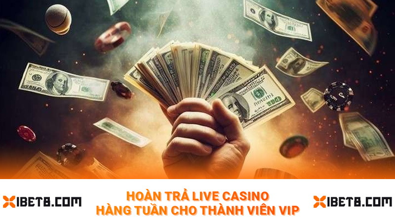 Hoàn trả live casino hàng tuần cho thành viên VIP