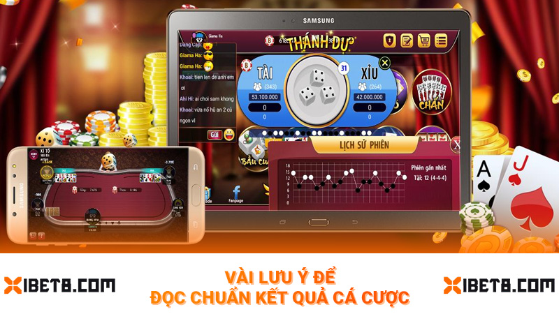 Vài lưu ý để đọc chuẩn kết quả cá cược